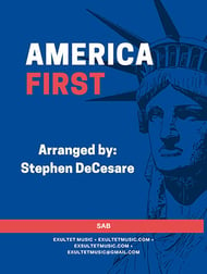 America First SAB choral sheet music cover Thumbnail